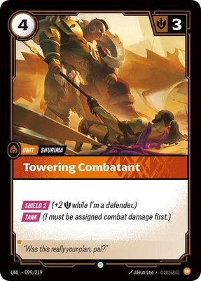 Towering Combatant, Unleashed