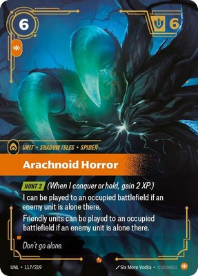 Arachnoid Horror, Unleashed