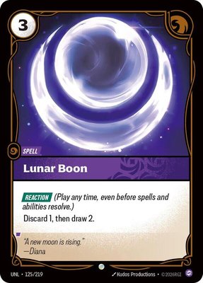Lunar Boon, Unleashed