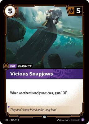 Vicious Snapjaws, Unleashed