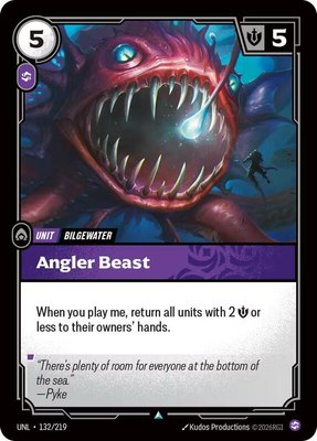 Angler Beast, Unleashed