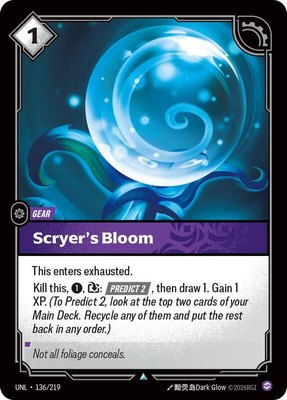Scryer's Bloom, Unleashed