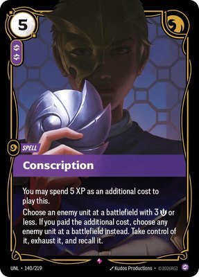 Conscription, Unleashed