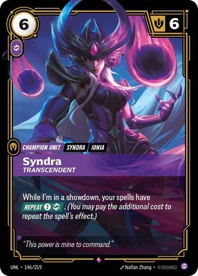 Syndra, Transcendent, Unleashed