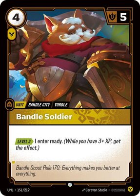 Bandle Soldier, Unleashed