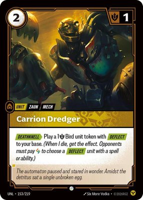 Carrion Dredger, Unleashed