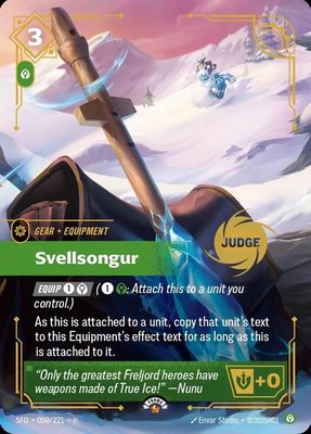 Svellsongur, Riftbound Judge Promotional Cards