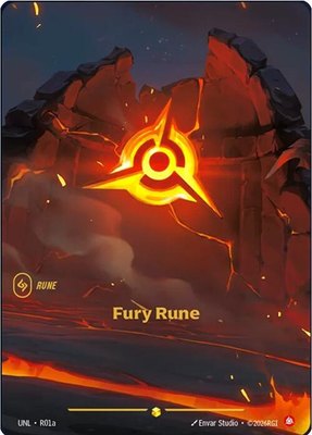 Fury Rune (R01a), Unleashed