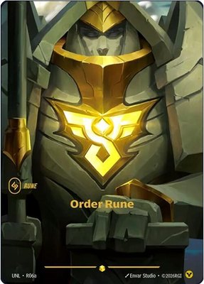 Order Rune (R06a), Unleashed