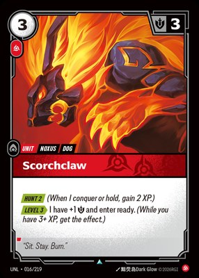 Scorchclaw, Riftbound Organized Play Promotional Cards