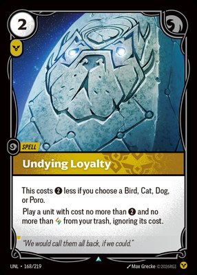 Undying Loyalty, Riftbound Organized Play Promotional Cards