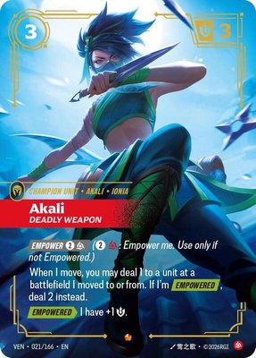 Akali, Deadly Weapon, Vendetta
