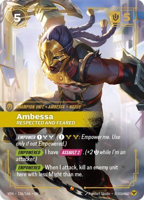 Ambessa, Respected and Feared, Vendetta