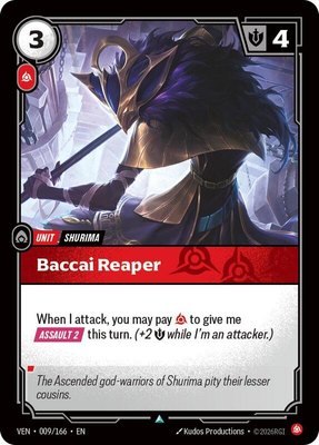 Baccai Reaper, Vendetta