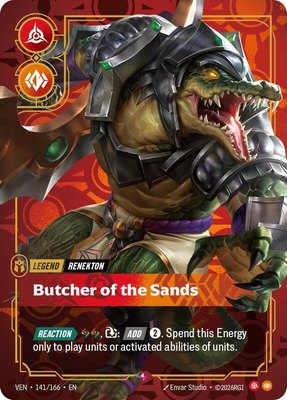 Renekton, Butcher of the Sands, Vendetta