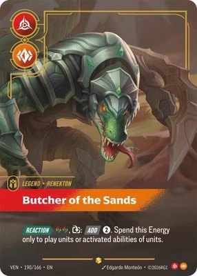 Renekton, Butcher of the Sands (Overnumbered), Vendetta