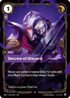 Decree of Discord, Vendetta