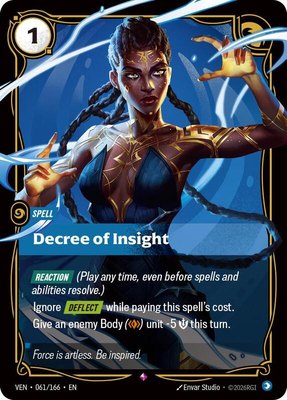 Decree of Insight, Vendetta