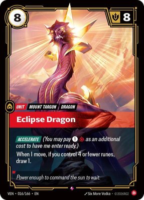 Eclipse Dragon, Vendetta