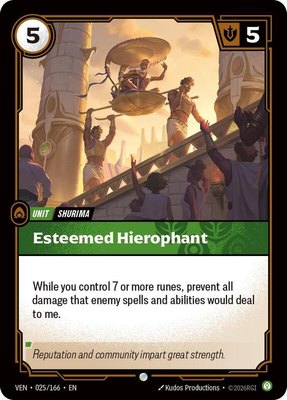 Esteemed Hierophant, Vendetta