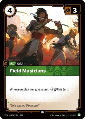 Field Musicians, Vendetta