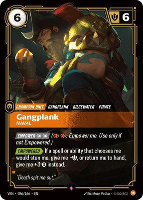 Gangplank, Naval, Vendetta