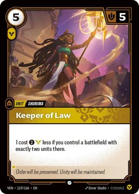 Keeper of Law, Vendetta