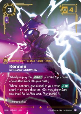 Kennen, Storm of Shuriken, Vendetta