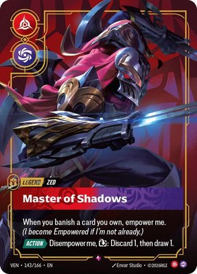 Zed, Master of Shadows, Vendetta