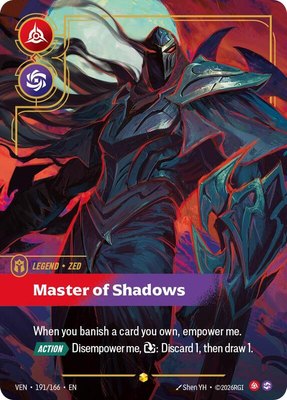 Zed, Master of Shadows (Overnumbered), Vendetta