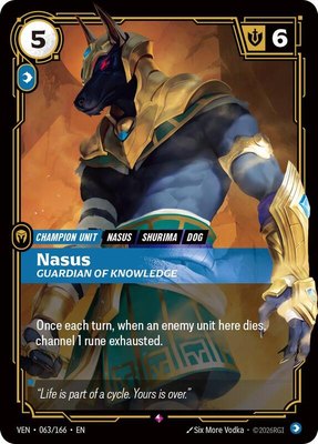 Nasus, Guardian of Knowledge, Vendetta