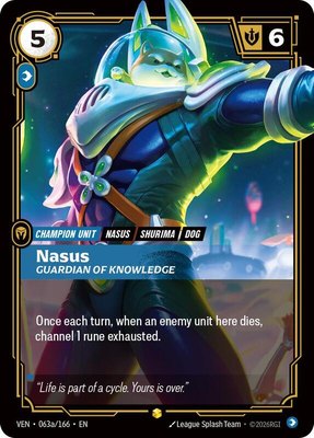 Nasus, Guardian of Knowledge (Alternate Art), Vendetta