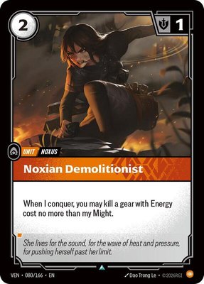 Noxian Demolitionist, Vendetta