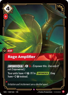Rage Amplifier, Vendetta