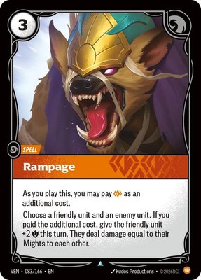 Rampage, Vendetta