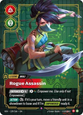 Akali, Rogue Assassin, Vendetta