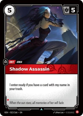 Shadow Assassin, Vendetta