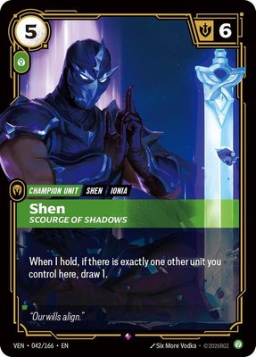 Shen, Scourge of Shadows, Vendetta
