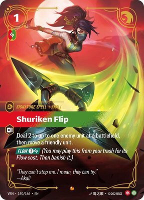 Shuriken Flip, Vendetta