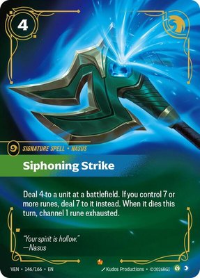 Siphoning Strike, Vendetta