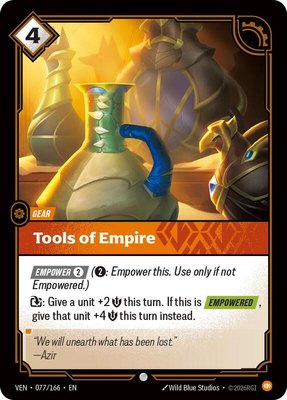 Tools of Empire, Vendetta