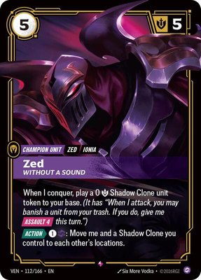 Zed, Without a Sound, Vendetta