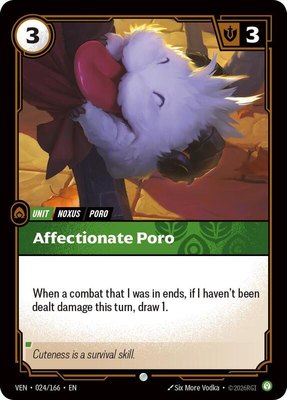 Affectionate Poro, Vendetta