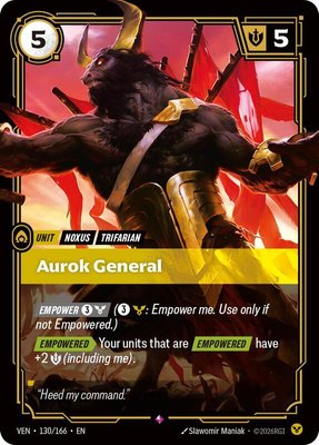 Aurok General, Vendetta