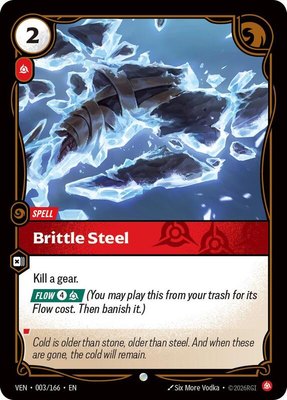 Brittle Steel, Vendetta