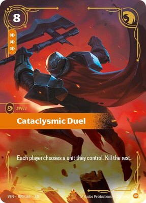 Cataclysmic Duel, Vendetta