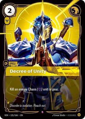 Decree of Unity, Vendetta