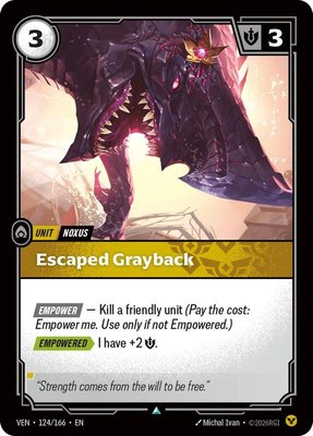 Escaped Grayback, Vendetta
