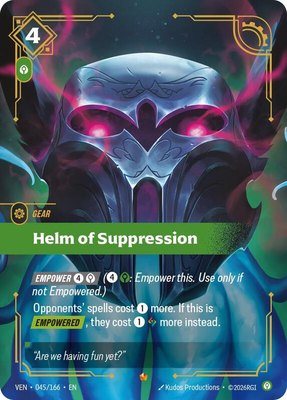 Helm of Suppression, Vendetta