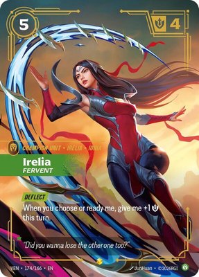 Irelia, Fervent (Overnumbered), Vendetta
